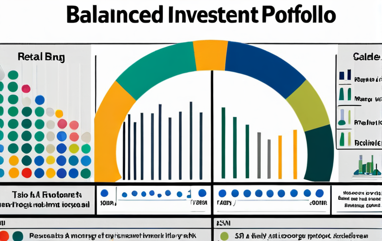 Balanced Investment Portfolio**
"A visually appealing and organized infographic depicting a balanced investment portfolio. Show diverse asset classes like stocks, bonds, real estate, and gold represented by different sized and colored blocks or circles. A central scale or balancing element visually emphasizes the concept of risk and reward. Caption: 'Cân Bằng Đầu Tư' (Balanced Investment). safe for work, appropriate content, fully clothed, professional, modest, family-friendly, perfect anatomy, correct proportions, natural composition, high-quality rendering."
**
