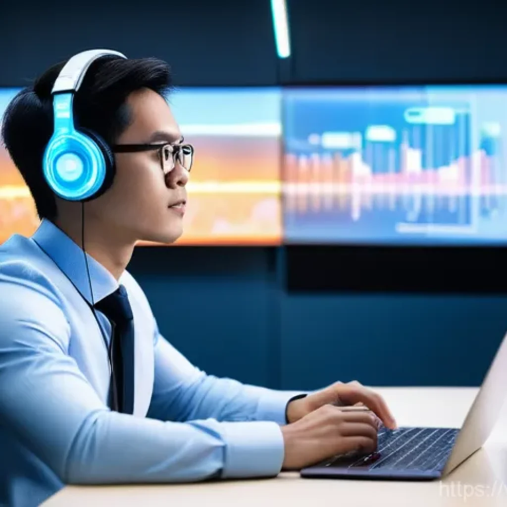 뇌파 데이터의 분석 및 활용 전략 - **Prompt:** A young Vietnamese professional, approximately 28-32 years old, with a focused and intel...