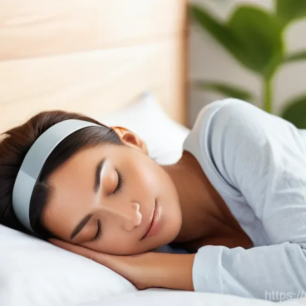 뇌파 측정의 실용적 응용 - **Prompt 1: Serene Deep Sleep and Brainwave Harmony**
"A young adult (25-35 years old, wearing c...