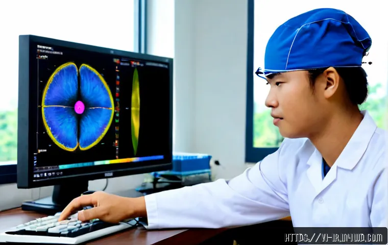 Home 17 뇌파 신호를 통한 행동 분석 - Photorealistic Vietnamese neuroscience laboratory, a young adult volunteer wearing a comfortable EEG...